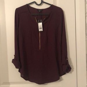 Dynamite burgundy blouse